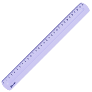 Régua acrílica lilás 30cm Premium Acrinil
