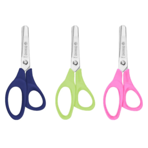 Tesoura escolar inox colorida Easy Cut Mundial