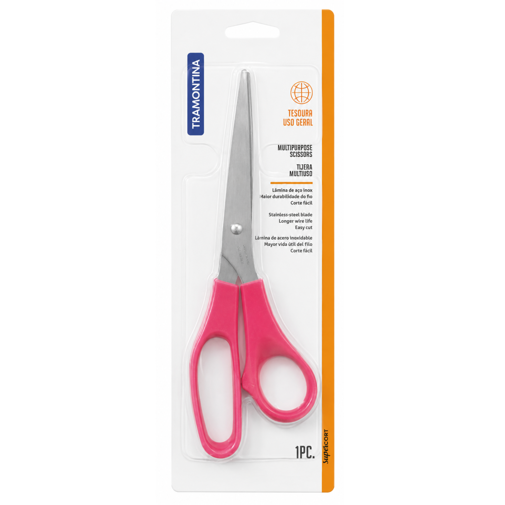 Tesoura multiuso inox 8" Supercort 25950/148 Tramontina - Imagem 2