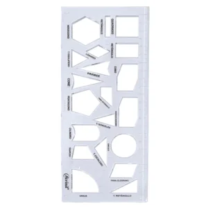 Régua geométrica cristal Acrinil