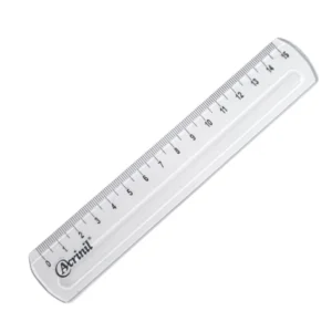Régua acrílica cristal 15cm Acrinil